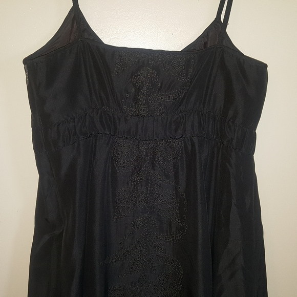 Banana Republic Espresso Silk Dress Size 0 - Picture 5 of 7